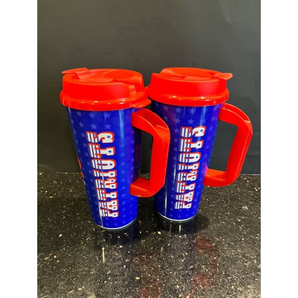 New England Patriots 22 Oz Hot or Cold Beverage Mugs Set of 2 - Picture 10 of 11